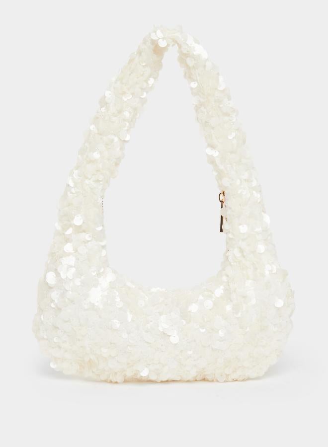 ستايلي حقيبة كتف مزينة بالترتر - Image 2